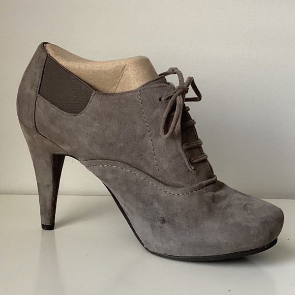 Me Too Lisbon Oxford Pumps Grey Suede - 6.5M - Picture 4 of 14